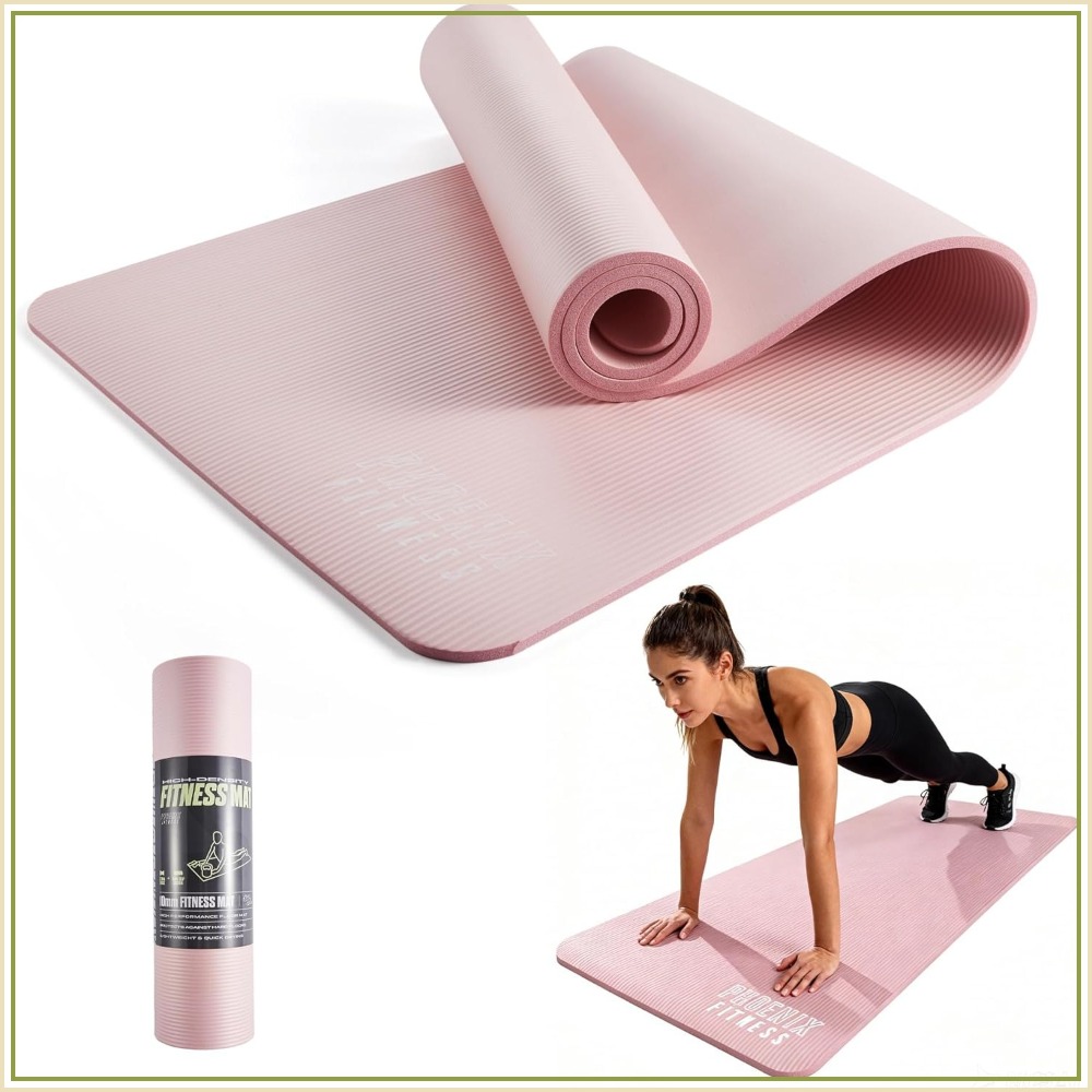 Pilates Yoga Hiit - سجادة يوغا NBR سميكة للغاية 15
