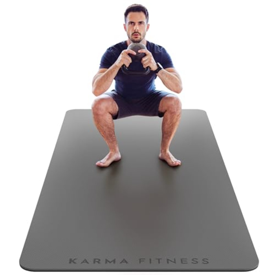 Pilates Yoga Hiit - بساط تمارين كبير وسميك للغاية بسماكة