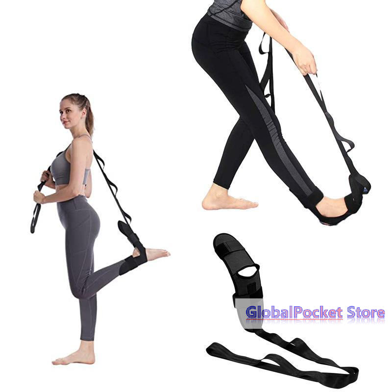 Pilates Yoga Oxford - حزام تمديد الساق والقدم لليوجا -