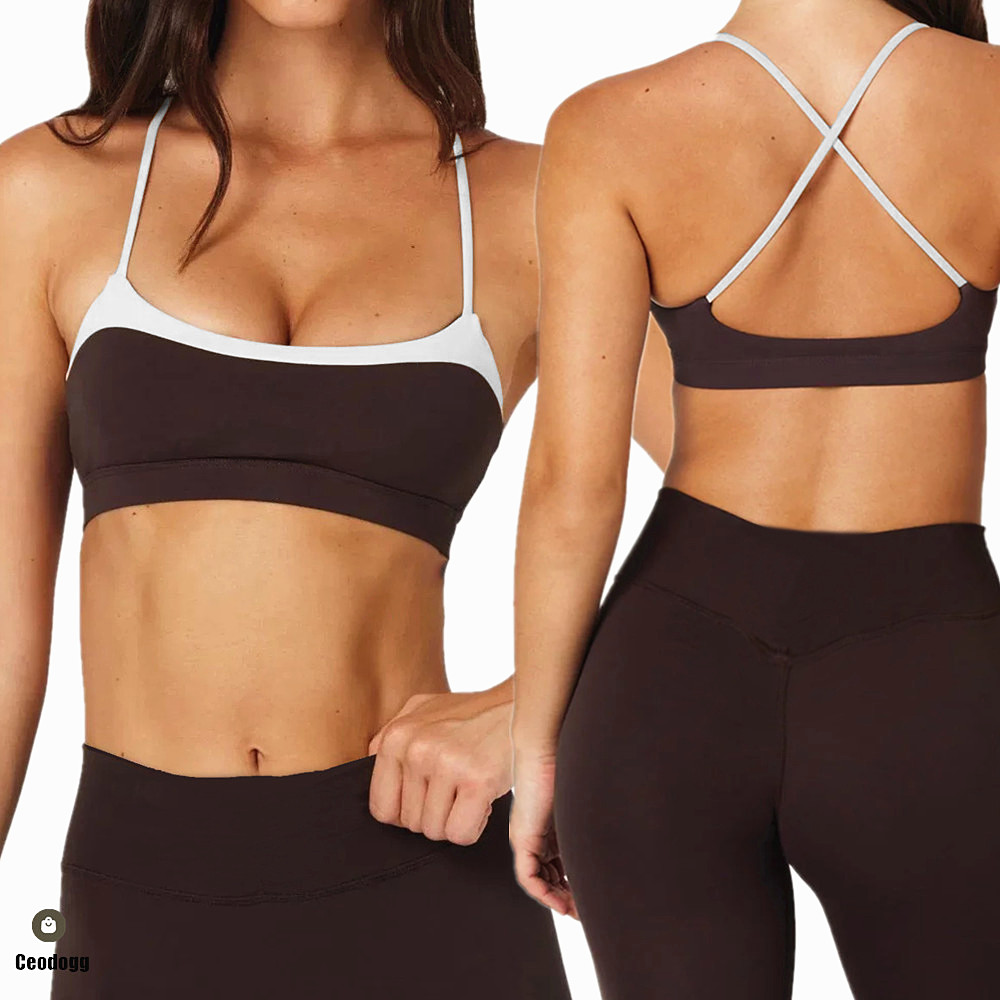 Pilates Yoga Wear - حمالة صدر رياضية للنساء، سراويل قصيرة
