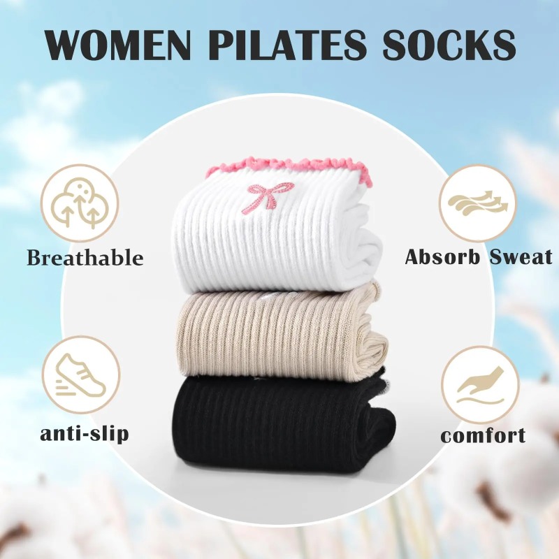 جوارب يوغا احترافية، مصنوعة من - مراجعة Pilates Is Yoga وسعره