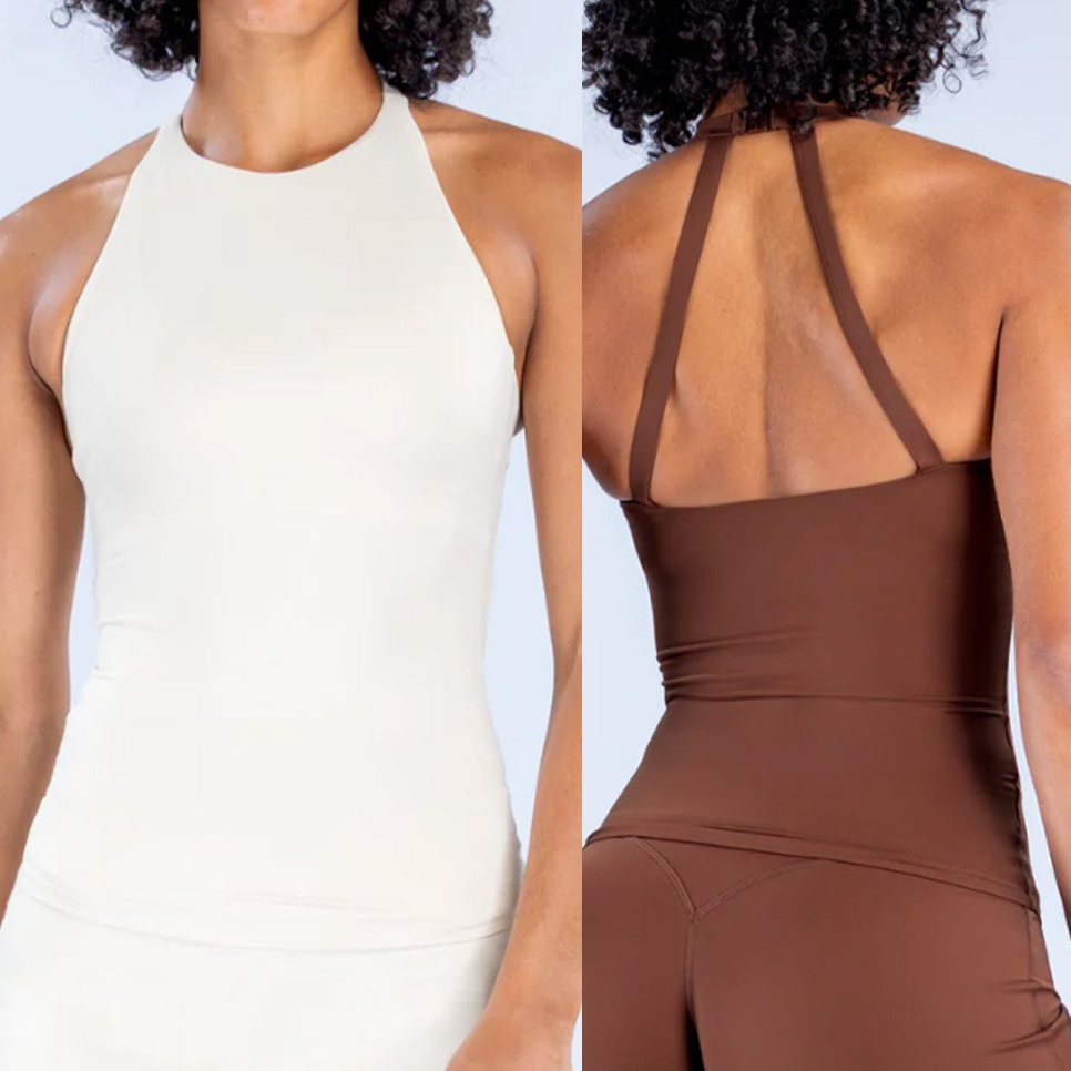 بلوزة رياضية نسائية بدون أكمام - مراجعة Pilates Yoga Wear وسعره