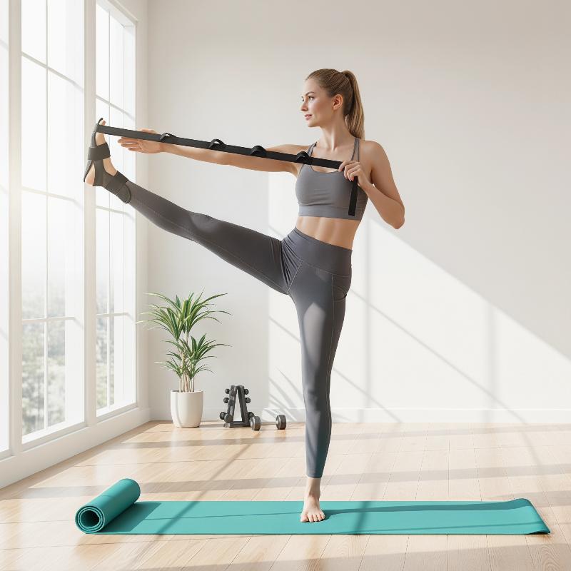 حزام تمديد الساق والقدم لليوجا - مراجعة Pilates Yoga Oxford وسعره